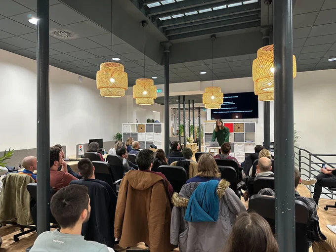 Participants du meetup chez Brigad