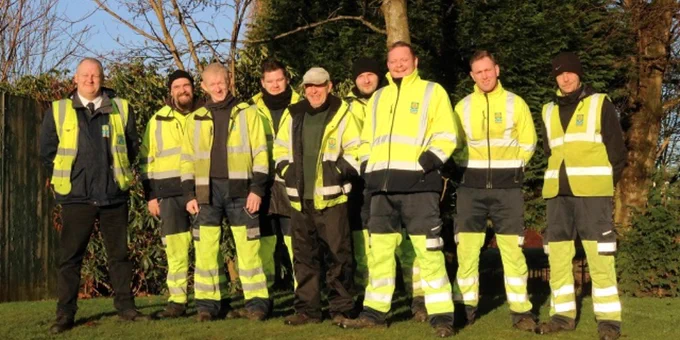 Some of the council's Citymakers who are boosting their employability on the training course.