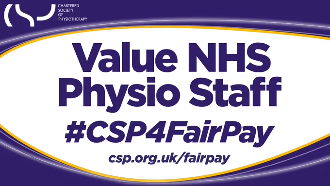 Value NHS Physio Staff #CSP4FairPay 