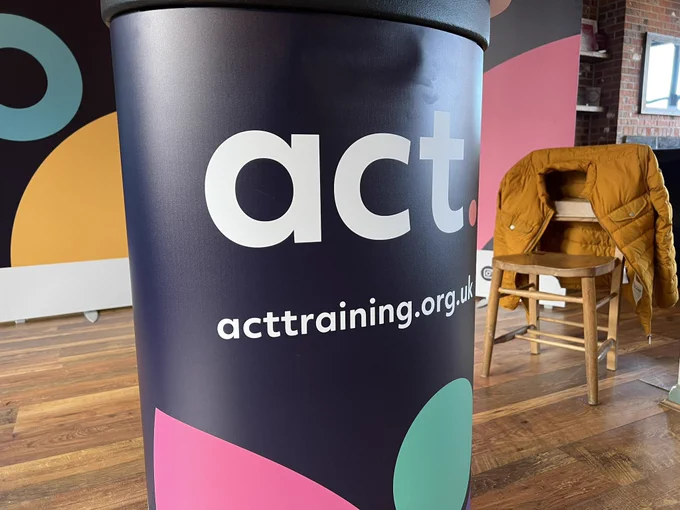 ACT-branded lectern