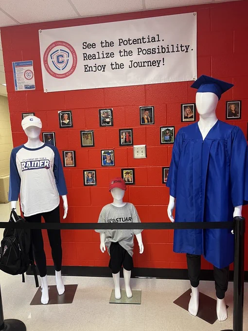 Graduation display