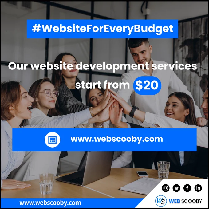 Affordable website development services