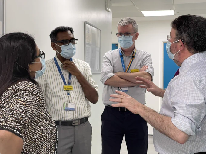Roopa Nair, Thangadorai Amalesh, Matthew Trainer, Chris Hopson.
