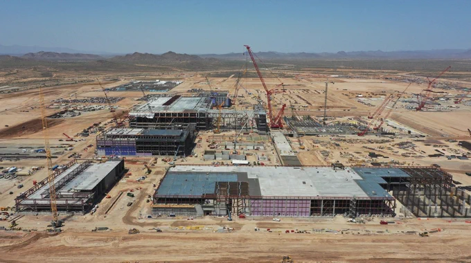 tsmc factory under construction in Arizona