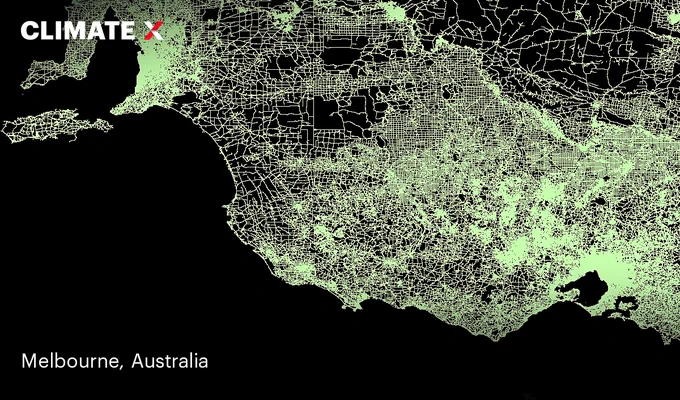 All the roads in Victoria, Australia