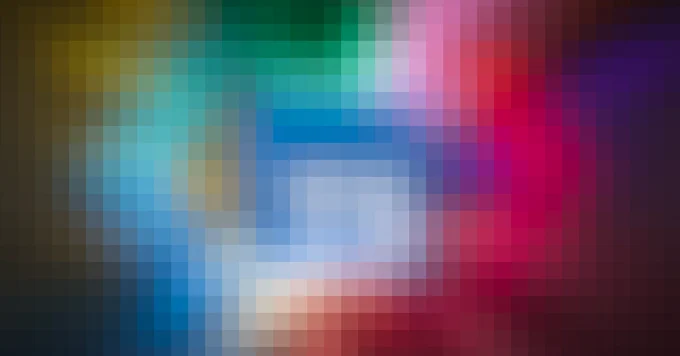 A blurry photo. What could it be?