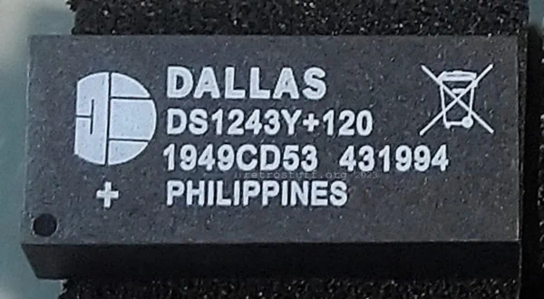 Dallas DS1243Y-120  64k NV SRAM with Phantom Clock