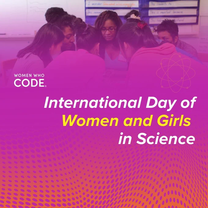 women who code logo upper left corner

international day of women and girls in science