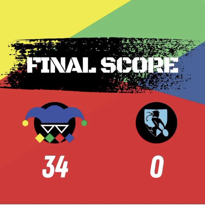 Quins won their match at Columbia, 34-0. Congrats!
