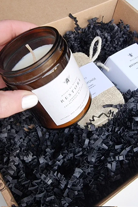 Valentines candle gift set