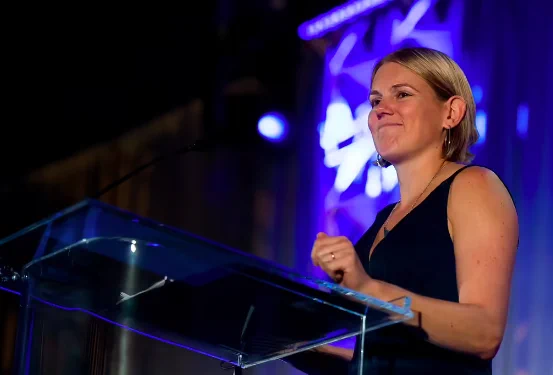 Photo of Mandy Jenkins from the 2018 OJAs