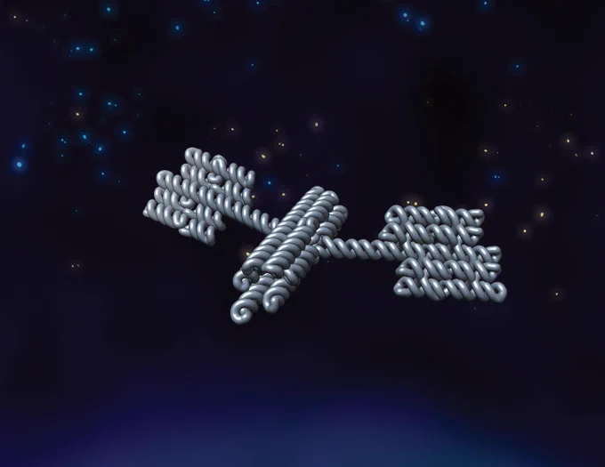 Researchers from Aarhus University and Berkeley Laboratory have designed RNA molecules, that folds into nanoscale rectangles, cylinders, and satellites, and have studied their 3D structure and dynamics with advanced nanotechnological methods. In an article in the journal Nature Nanotechnology, the researchers describe their work and how it has led to the discovery of rules and mechanisms for RNA folding that will make it possible to build more ideal and functional RNA particles for use in RNA-based medicine.