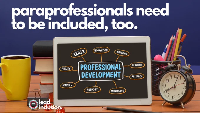 Professional development graphic. 
