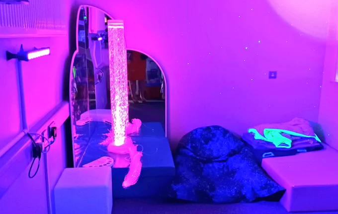 Sensory room in the school 
