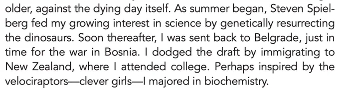 "This was not the first molecular biology paper that I read, but it was the first that made me dream"