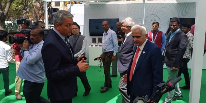 SUN Mobility at G20 summit Bangalore. 