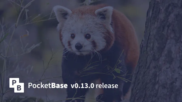 PocketBase v0.13.0 release