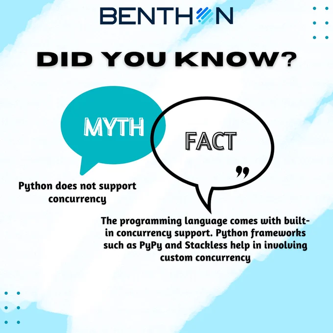 Don't believe the myth - Python does not support concurrency!