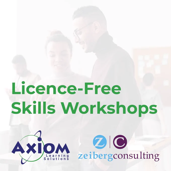 AXIOM Learning Solutions adds license free workshops to its learning content catalog, through a content partnership with Zeiberg Consulting. These workshops cover topics designed to strengthen an organization's management and leadership effectiveness, client acquisition and sales force success, diversity, equity, inclusion and belonging awareness and actions, support individual contributor and leader skills development, and more. The catalog is available at https://axiomlearningsolutions.com/content-catalog/