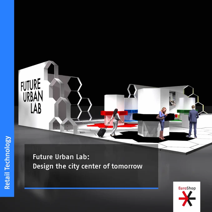 Animation of the Future Urban Lab at EuroShop 2023. Copyright: Future Urban Lab
