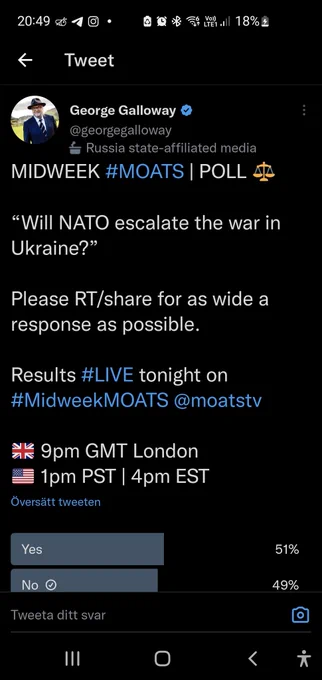 https://twitter.com/georgegalloway/status/1625850214572765184?t=FJt5UsgrVwCdmkDRixD8Cw&s=19