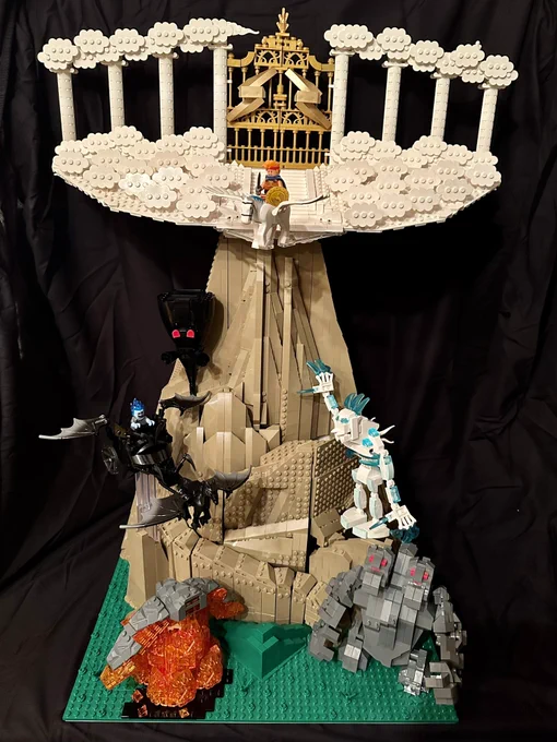 Lego Hercules protects Olympus from Hades and the titans