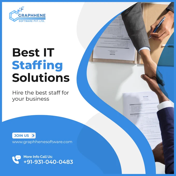 Graphhene Software has years of experience in the industry. We know what organizations are looking for and can help you find the perfect candidate. So, please sit back, relax, and leave it to Graphhene to take care of your staffing needs!

Follow us
Instagram: https://lnkd.in/dmtHg-cX
LinkedIn: https://lnkd.in/dBsE8r59
Twitter: https://lnkd.in/dPh_szce
Facebook: https://lnkd.in/dnHkfPXp

#staffingservices #staffingsolutions #staffingagency #talent #talentacquisition #staffing #recruitment #Cadidates #Job #qualityservices #acquisition #recruitmentagency #Graphhene 

