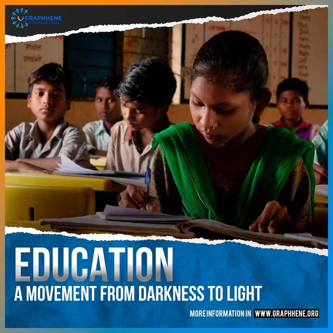 All Children Deserve A Chance For A Better.
Graphhene Foundation aims to put one million girls in school.

Learn more: https://graphhene.org/

Follow Us:
Instagram:https://www.instagram.com/graphhene/
LinkedIn: https://www.linkedin.com/company/71453056/admin/
Twitter: https://twitter.com/GraphheneF
Facebook: https://www.facebook.com/graphhenefoundationofficial

#ngosofindia #ngoindian #NGO #donatenow #donation #giveeducation #givefoodgivelove #love #education #educatedchild #educationindia #educationquotes #educationispower #power #povertyinindia #postoftheday #post #photo #photooftheday #thoughts #thoughtsoftheday