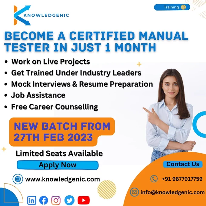 Manual Testing Course - Knowledgenic