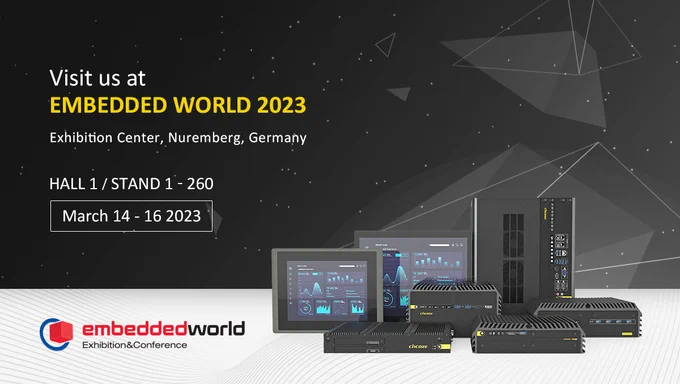 Visit #Cincoze at @embedded_world 2023 from March 14 to 16 !
We are going to present a variety of rugged #embeddedcomputer, industrial panel PCs and GPU computers at our booth: Hall 1 / Stand 1-260
Click the link to see how to register for a free ticket:
https://www.cincoze.com/bulletin_info.php?id=168
