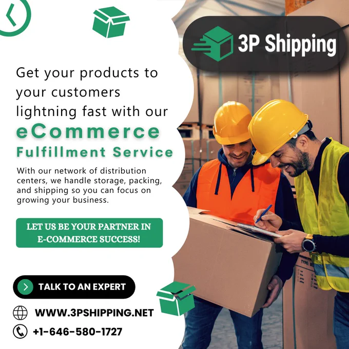 Looking for an efficient and reliable eCommerce fulfillment service?
Go for 3P SHIPPING!

Our top-notch fulfillment services enable you to deliver lightning-fast shipping to your customers while freeing up your time and resources to focus on scaling your business.
Let us help you take your eCommerce business to the next level by providing the fulfillment services you need to succeed.

Get in touch with one of our experts today to learn more!

Contact Us:
Visit Us: www.3pshipping.net
Call Us:  1-646-580-1727

#shipping #3pshipping #3pshippingny #3pshippinglogistics
#logistics #ecommercebusiness #shopify #shopifystore #shopifybusiness #packing #packingorders #newyork #farmingdale #amazon #amazonprep #betterlogisticssolution #usa #amazonprepservice #amazonprep #amazonfbapros #amazonusa #fulfilment #ecommercestore #shopifyfulfilment #warehouse #D2C #shippingservices #shippingwarehouse #EcommerceWarehouse