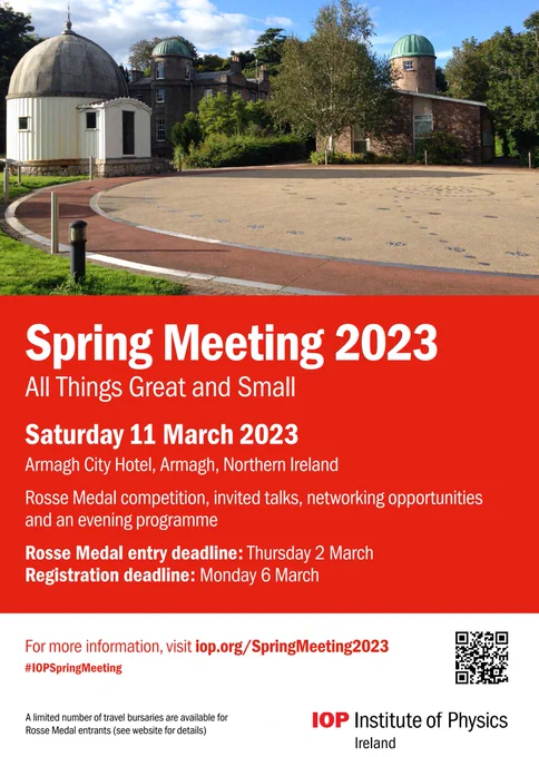 Image: IOP Spring Meeting flyer
