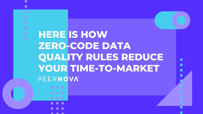 Here is how zero-code data quality rules reduce your time-to-market PeerNova 2023