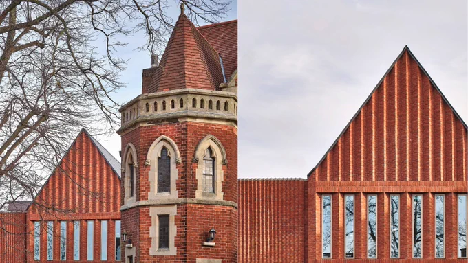 Image by Killian O'Sullivan - the Mitchell Bldg  at The Skinners' School  - Tunbridge Wells. https://www.bellphillips.com/project/skinners-school/