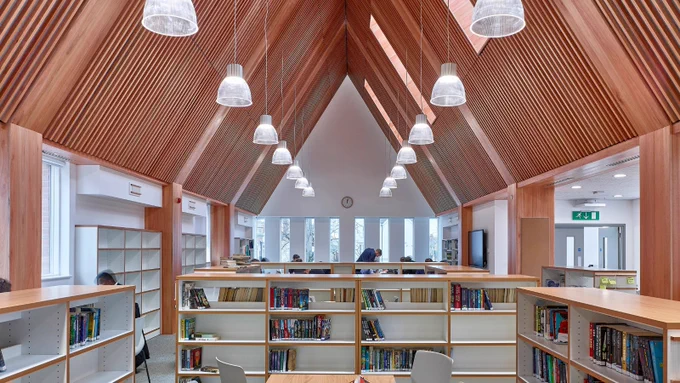 Image by Killian O'Sullivan - the Mitchell Bldg  at The Skinners' School  - Tunbridge Wells. https://www.bellphillips.com/project/skinners-school/
