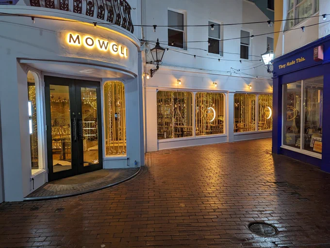 Mowgli Street Food.  Dukes Lane Brighton