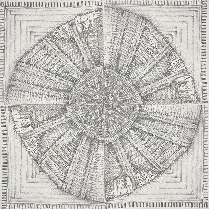 Hand-drawn pencil mandala by GEMS / Sol Visitors