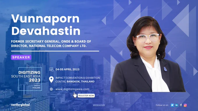 Vunnaporn Devahastin Speaking at the Digitizing South East Asia 2023