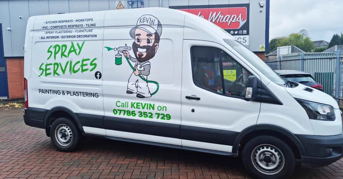 Spray Services vehicle branding