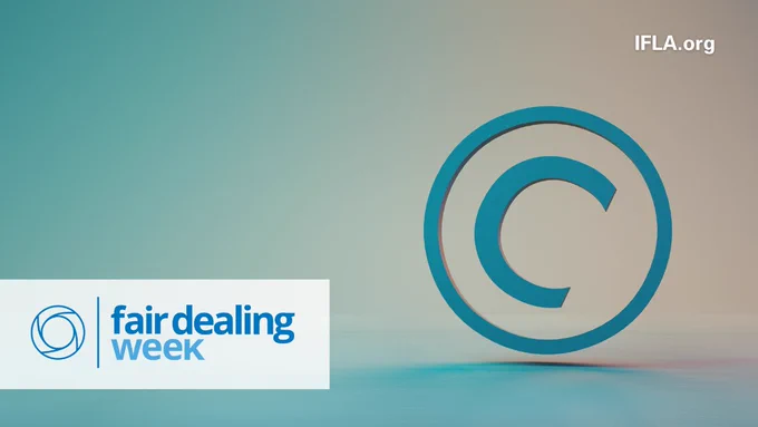 Copyright "C" next to Fair dealing week logo