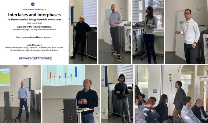 Impressions from our Workshop "Interfaces and Interphases in Electrochemical Energy Materials and Systems" @ University of Freiburg
