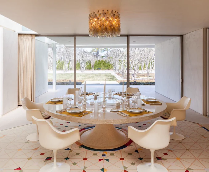 modern dining room