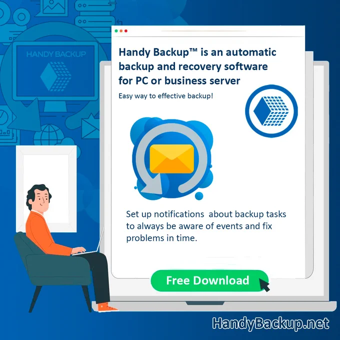 Handy Backup is famous for being a Swiss Army Knife of data backup tools. -> HandyBackup.net