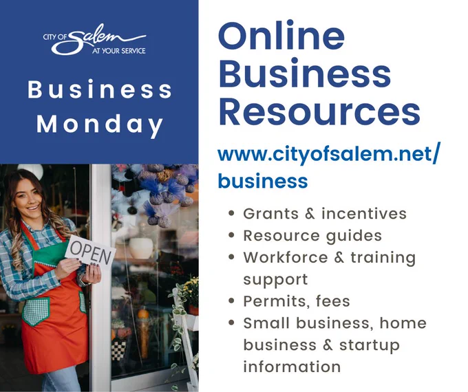 woman opening business image   post text