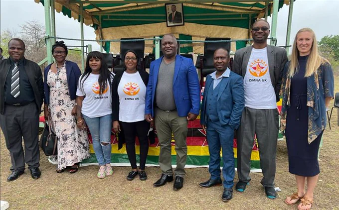 Our Trust colleagues in Zimbabwe with team 