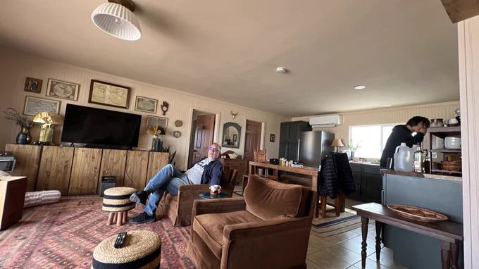 Cabin vibes.