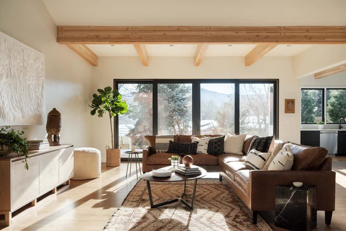 living room in modern home