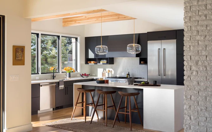 kitchen in modern home
