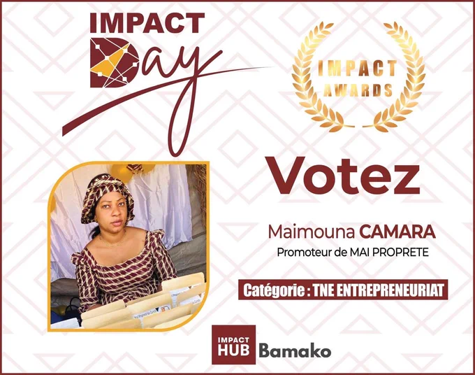 Pour voter Maimouna CAMARA 👉🏾https://m.facebook.com/story.php?story_fbid=pfbid0WVfMiVE6EaUCtxC32YznuxNQkDSUqssTJHbuaA5DX2XLHYaxcSZVTQz9nGaDWas9l&id=100067671801154&mibextid=Nif5oz

👉🏾clique sur « J'aime »  
👉🏾commente « Je vote Maimouna CAMARA  »
👉🏾partage la publication pour permettre à d'autres personnes de voter.