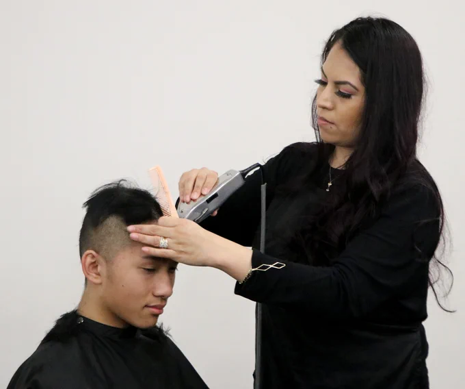 Gaston Early College High School "Cuts for Kindness"